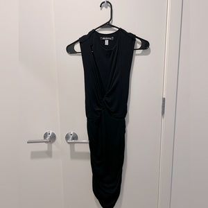 Urban Outfitter mini-mid black side keyhole dress